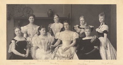 (Mrs. Grover Cleveland and the Wives of Members of President Grover Cleveland